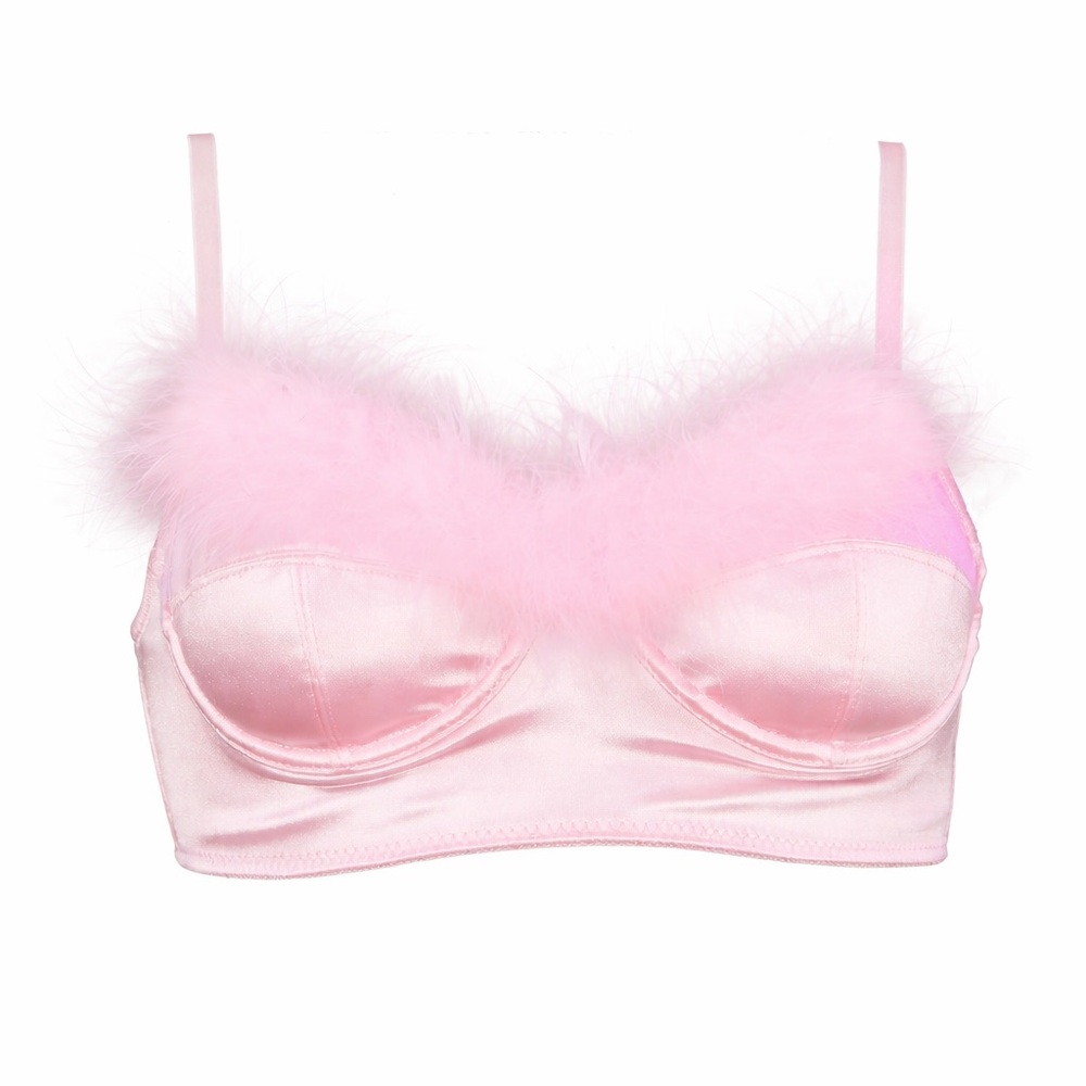 SUGAR THRILLZ But First Dessert Marabou Bra